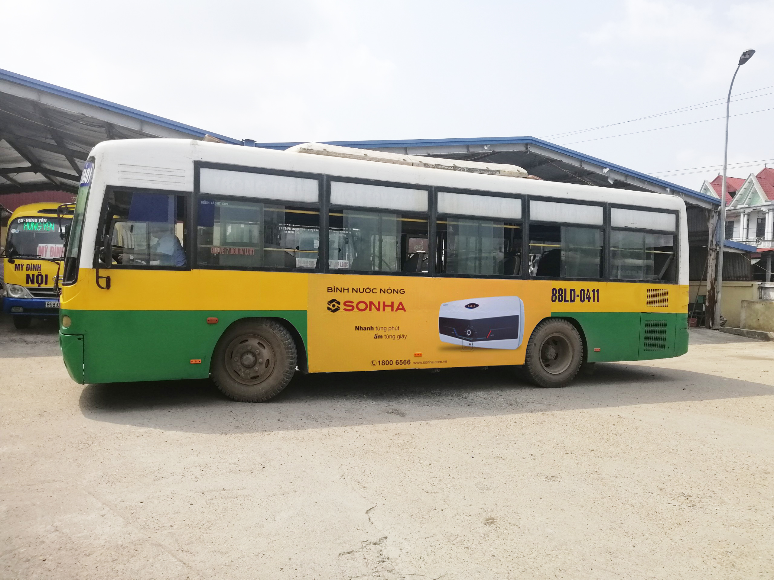 Quảng cáo xe bus Vĩnh Phúc